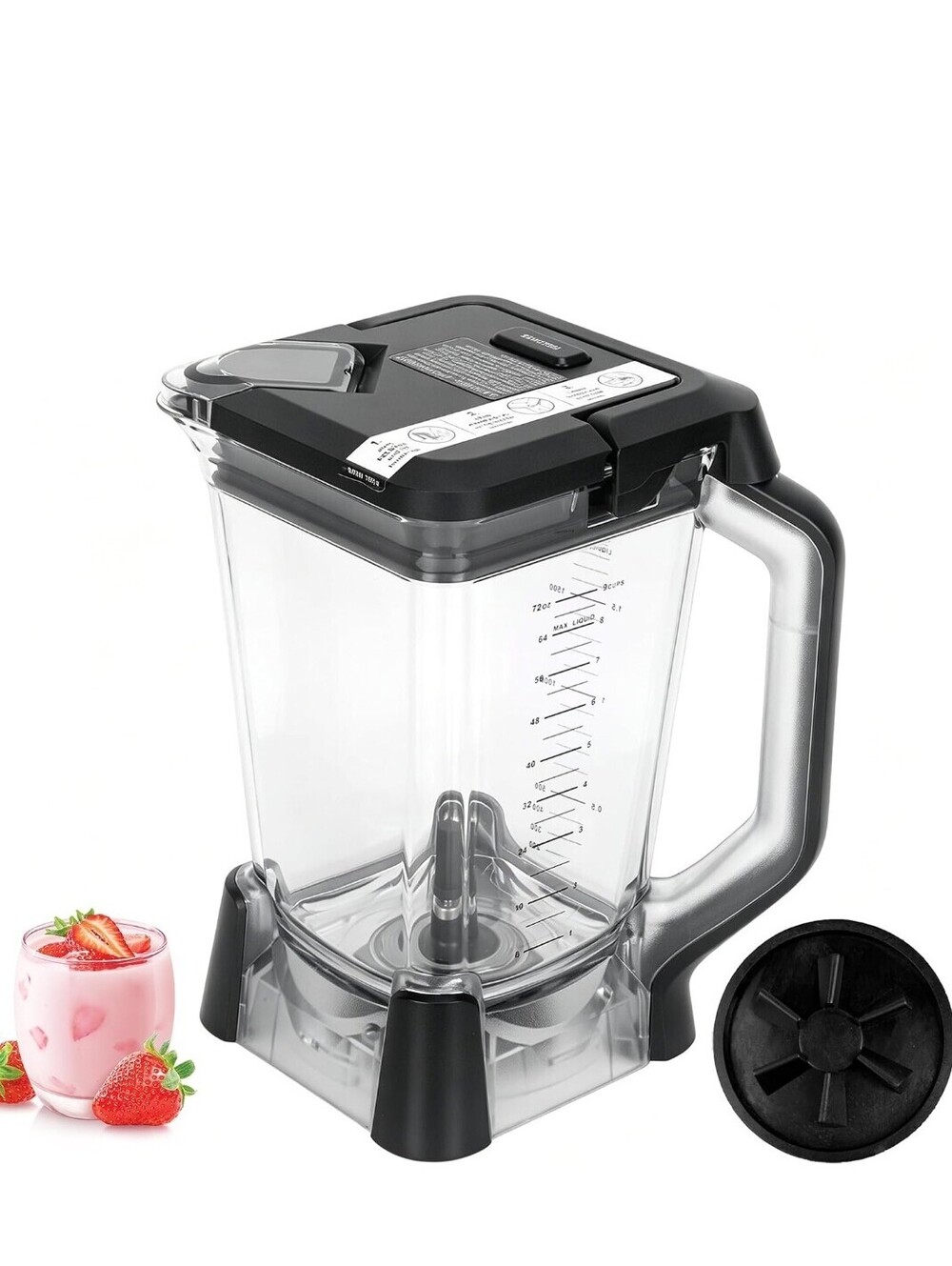 72oz Replacement Pitcher & Lid for Ninja BN700 BN701 Blender